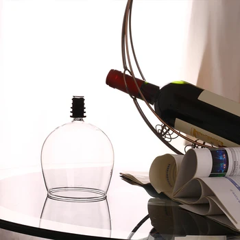 Vyno Butelis Krištolo Taurės Gėrimo Kokteilis Puodelis Patvarus, Puikiai Drinkware Šampano Taurės Topper Baras Įrankiai Dovana Skaidrus 2021