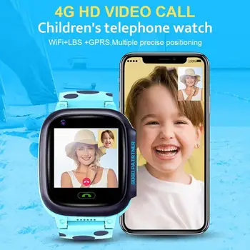 Y95 Vaikas Smart Watch Telefono GPS Vandeniui Vaikai Smart Žiūrėti 4G Wifi Antil-prarado SIM Vietą Tracker Smartwatch HD Vaizdo Skambučių