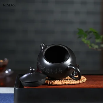 Yixing arbatos puodą raudonos molio Xishi filtras Arbatinukas grožio virdulys Raw rūdos Rankų darbo Boutique Teaware Individualų autentiški 170ml