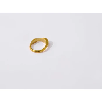 YMYW Kūrybos Nerūdijančio Plieno Moterų Žiedas 316L Aukso Mados Žavinga 18 k PVD Padengti Piršto Žiedas Papuošalai 2021