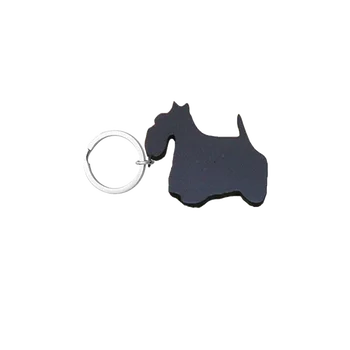 Škotijos Terjeras Keychain Užsakymą Visų Rūšių Gyvūnų Key Chain Rankinės, Aksesuarai Black Metalo Papuošalai Vyrams Arba Moterims
