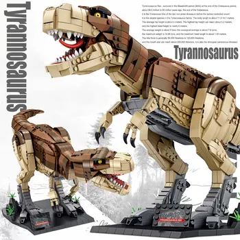 Žaislai Berniukams Dinozaurų Plytų Juros periodo Pasaulio Klasikinio Režimu Indominus Rex 