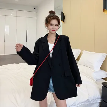 Žalsvas kostiumas striukė moterims, 2021 m. pavasarį naujas korėjiečių versija prarasti net raudonas kostiumas striukė