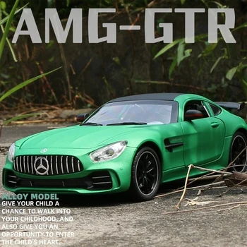1:32 Benz VTR AMG-GTR Lieti Sporto Automobilio Modelį Diecast Metal Žaislinės Transporto priemonės Automobilio Modelio Aukštos Modeliavimas Garso, Šviesos, Vaikiškų Žaislų Dovana