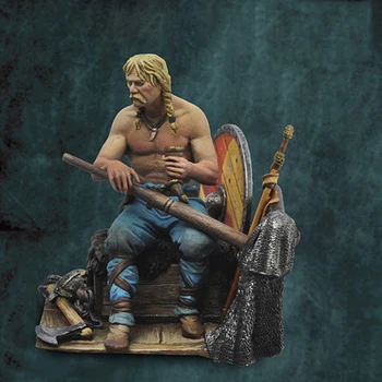 1/32 senovės žmogus kariai sėdėti su kardu Dervos pav Modelis rinkiniai Miniatiūriniai gk Unassembly Unpainted