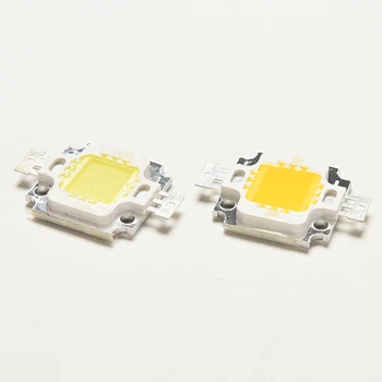 1 VNT 10W Šiltai Balta / Šaltai Balta LED Chip SMD High Power LED Lemputė Granulių Potvynių Žiburiai