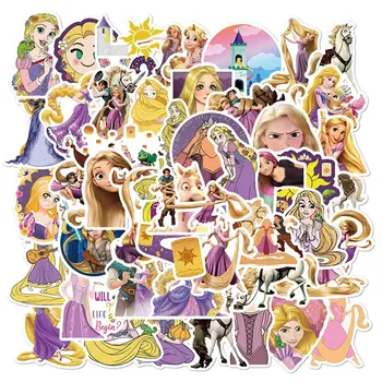 10/50PCS Disney Užšaldyti Lipdukai Mergaitė Animaciją Princesė Juokinga Vandeniui Nešiojamas Gitara Riedlentė Bagažo Šalmo Lipdukas Vaikams, Žaislai
