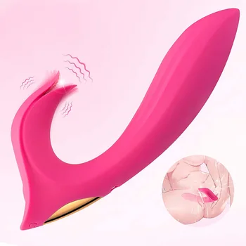 10 Greičio Kalba Lyžis Vibratorius Masturbacija Prietaiso Moters Klitorio Stimuliacija AV lazdele Dildo Sekso žaislas moterims