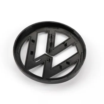 110mm Gloss Black Galinis Kamieno Dangčio Ženklelis Logotipas, Emblema Pakeisti Volkswagen Golf MK7.5 Golfo 7.5