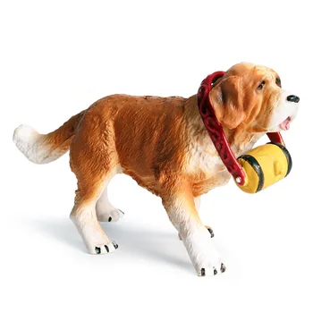 13.3*5*6.5 CM modeliavimas statinio kietas laukinių gyvūnų modelio gelbėjimo šuo šunelis vaikų rankų darbo žaislas papuošalai