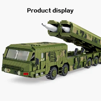 1336Pcs WW2 Karinės Armijos Kinija Ilgas Kardas 100 Kruizinių Raketų Automobilių Blokai Veiksmų Kareivis Duomenys Modelis Vaikams, Žaislai, Dovanos