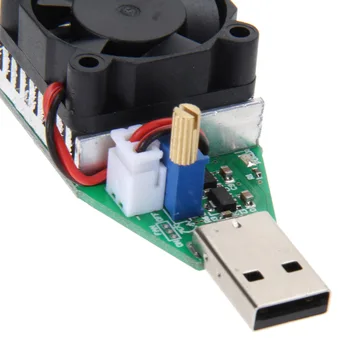 15W RD Klasės Elektroniniu Apkrovos Rezistorius USB Sąsaja Išleidimo Baterijos Bandymo Metrų Talpos Su Ventiliatoriumi Reguliuojamas Srovės