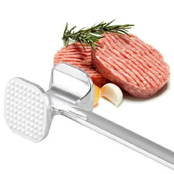 19.5 cm Dviejų Pusių Aliuminio Mėsos Plaktuku Plaktuku Jautienos, Vištienos Kepsnys Beefs Porks Mėsos Plaktuku Plaktuku Jautienos, Vištienos, virtuvės reikmenys