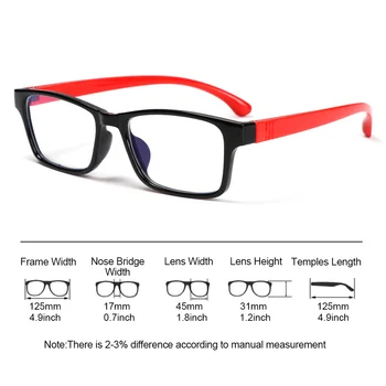 1PC aikštėje anti-mėlyna akinius, vaikų minkštųjų rėmo akiniai ultralight silikono rėmo akiniai vaikų regos priežiūrą akiniai