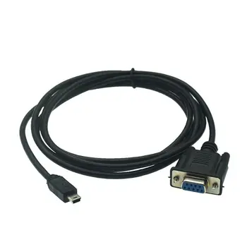 1pcs 6FT 1,8 m Mini USB 2.0 Male, kad DB9 RS232 9 Pin Female Adapter Entension Švino Kabelio Jungtis