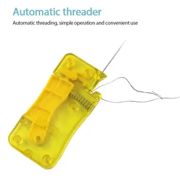 1Pcs Automatinis Adatos Threader Vielos Dygsnio Įterpti Amatų Įrankis Vertus, Siuvimo Mašina Kryželiu Threader 