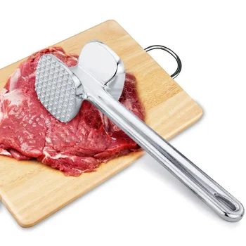 1PCS Namų Nerūdijančio Plieno Trankyti Prarasti Jautienos Mace Kepsnys Konkurso Mėsai Mušti Plaktuku Virtuvė Mėsos Plaktuku Mėsos Tenderizer Dalykėlių