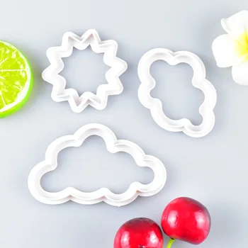 1PCS/Set Debesų Formos Cookie Cutter Užsakymą 3D Atspausdintas Minkštas Cookie Cutter Sausainių Pelėsių Tortas Dekoravimo Priemonės Nauja