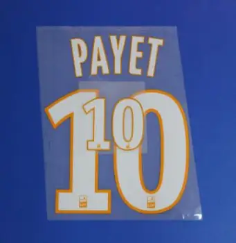 2019 2020 #10 Payet #9 BENEDETTO #26 THAUVIN #19 L. GUSTAVO Nameset Spausdinimo Futbolo Pleistras Ženklelis