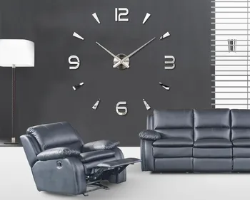 2019 Naujas Sieninis Laikrodis Kvarcinis Žiūrėti Reloj De Sumalti Modernus Dizainas, Didelis Dekoratyvinis Laikrodžiai Europoje Akrilo Lipdukai Kambarį Klok