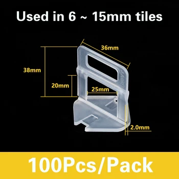 201pcs plytelių lygiava sistema, 2mm 100vnt įrašus+100vnt Pleištai +1piece tiekėjas plastikinių plytelių tarpiklius plytelių įrankiai, naudojami 6~15mm plytelės