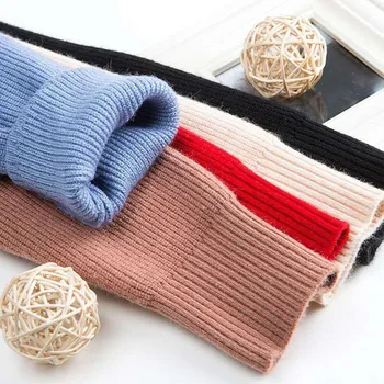 2020 m. Rudenį, Žiemą Moterų Golfo Siuvinėjimo Raudona Pilka Smėlio Juoda Megztiniai Megztinis , Vintage Megztiniai Moters Drabužiai