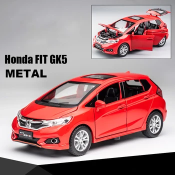2020 Naujas 1:32 Honda Fit Metalo Žaislas Lydinio Automobilių Lydinio Žaislas, Automobilio Modelis, Automobilio Traukti Atgal, Vaikų Žaislas Kolekcines Dovana Nemokamas Pristatymas