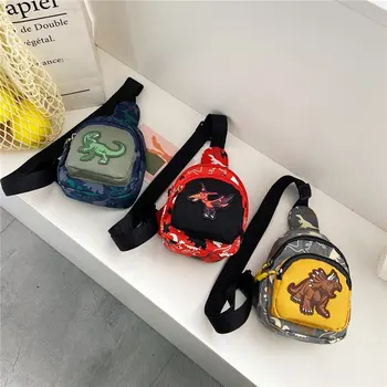 2021 nauja vaikų maišelį berniukų ir mergaičių mielas dinozaurų maišelį Mergaičių Mados Oksfordo audinys krūtinės krepšys