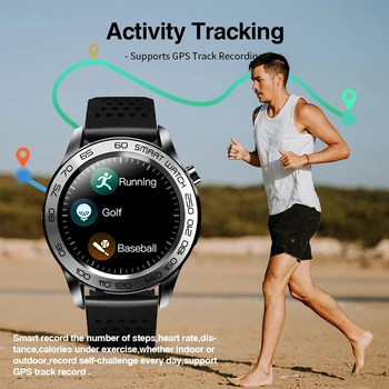 2021 Naujas GPS Dainos Smart Žiūrėti Kūno Temperatūros Nustatymo Vyrų Fitneso Sporto Vandeniui Smartwatch 