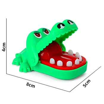 2021 Naujas Mielas Juokingas Žaislai Mini Aligatorius Kandžioja Pirštą Keychain Tėvų Vaikų Bendravimą Žaislas Dovana Vaikams Vaikams Naujovė Žaislų