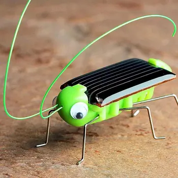 2021 Saulės žiogas Švietimo Saulės energija Varomas Žiogas Robotas Žaislas reikia Įtaisą Dovana, saulės energijos žaislų, Nr. baterijas vaikai