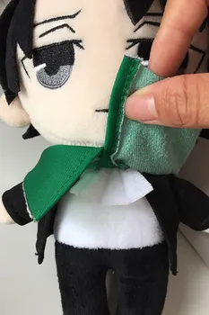 20cm Anime Ataka Titan Cosplay Pliušinis Lėlės Žaislas Levi Akermano Mielas Minkštas Įdaryti Pagalvės Vaikams Dovanų