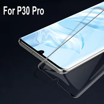 25pcs Sinzean Už Huawei 30 Pro 3D Visas Padengtas Grūdinto Stiklo Huawei 30 Pro Visą Klijai Screen Protector Filmas su paketas