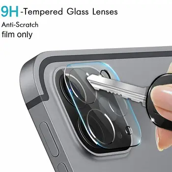 2VNT Pilnas draudimas HD Skaidrus Grūdintas Stiklas, Kameros Objektyvo apsaugos iPad Pro 11 2020 Ekrano Apsauginės Plėvelės