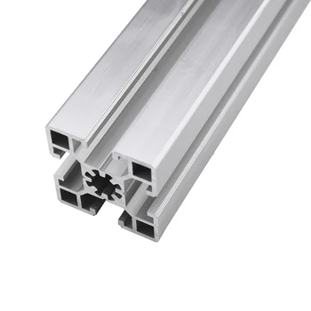 4545 Aliuminio Profilio 4545 Europos Standartą Ekstruzijos Ilgis 100 300 500 600 850mm Anoduoto Linijinis Geležinkelių CNC 3D Spausdintuvas Dalis