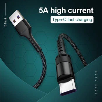 5A Cavo USB Tipo C USB Ricarica 