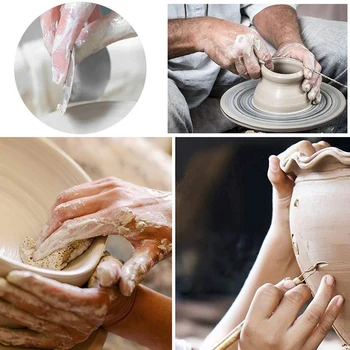 61PCS Keramikos Molio Įrankių Rinkinys Amatų Polimeras 