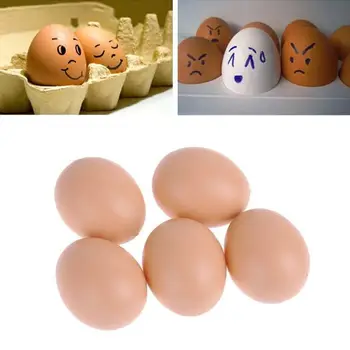 6Pcs Velykų kiaušinių modeliavimas vištienos ančių kiaušinių 