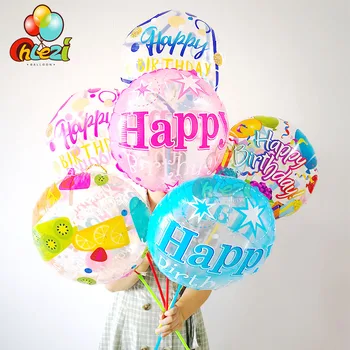 7pcs gimtadieniu, skaidraus balionai 18inch Turas helio ballon Suaugusiųjų Gimtadienio Dekoracijos vaikams, žaislas, Baby Shower Globos