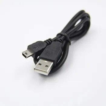 80/100cm USB prailginimo Kabeliu Įkraunama Linija Mini Garso Lauke Adapteris USB 2.0 A Male Į 5 Pin Mini USB B Prievado Laidas