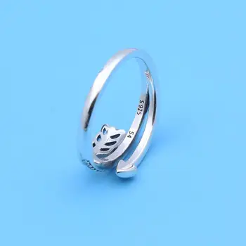 925 Sterlingas Sidabro visos Žiedas Putojantis Rodyklių, Aišku, Cz Žiedas Originalus Moterų Vestuvių Mados Juvelyrika