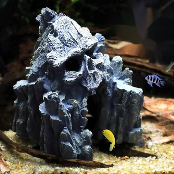 Akvariumo Dekoracija Žuvų Bakas Kraštovaizdžio Dirbtinis Rockery Papuošalai Žuvų Pastogę Urvas Aquascape Kraštovaizdžio Dekoro Priedai