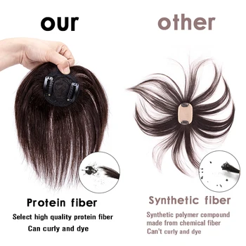 Alileader Sintetinių Plaukų 17Cm Plaukų hairpieces Moterų Retinimo Plaukų Trumpų Plaukų priauginimas Įrašą Moterų Plaukų Gabalai