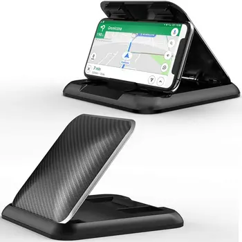 Anglies Pluošto Automobilinis Telefono Laikiklis prietaisų Skydelyje Universalus 3 iki 7 colių Mobilus Telefonas Clip Laikiklis iPhone XR XS GPS Stendas