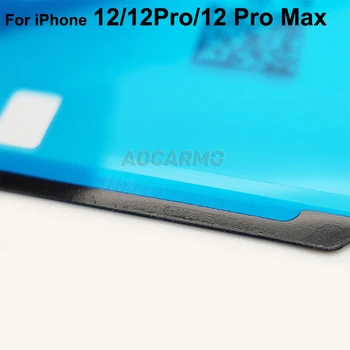 Aocarmo iPhone 12 12Pro 12 Pro Max LCD Rėmas Priekiniai Būsto Klijų Ekrano Klijų Juostelės Lipduką Pakeitimo