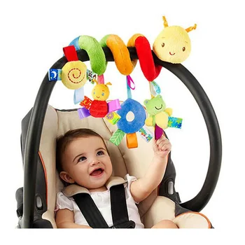 Apaffa Kūdikio Vežimėlio, Žaislų Naujagimiui Žaislai, Vežimėlis Minkštas Kūdikių Muzikos/Mobile Vaikų Vežimėliai Žaislai 0-12 Mėnesių