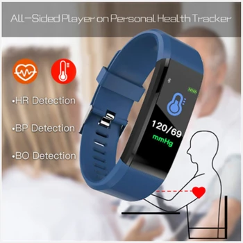 Apyrankė Širdies ritmas, Kraujo Spaudimas Smart Juosta Fitness Tracker Smartband 