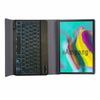 Apšvietimu portugalijos Keyboard Case For Samsung Galaxy Tab 8 8.0 10.1 2019 10.5 2018 SM T290 T295 už p200 P205 T510 T515 T590 T595
