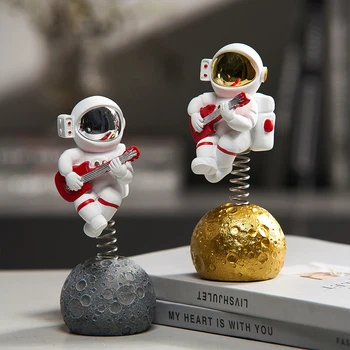 Astronautas Astronautas Kūrybos Statula Astronautas Statulėlės Abstrakti Skulptūra 