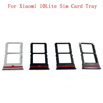 Atmintis MicroSD Kortelės SIM Kortelės Dėklas Dalys SIM Kortelės Lizdo Laikiklį Xiaomi Mi 10 Lite 5G atsarginės Dalys